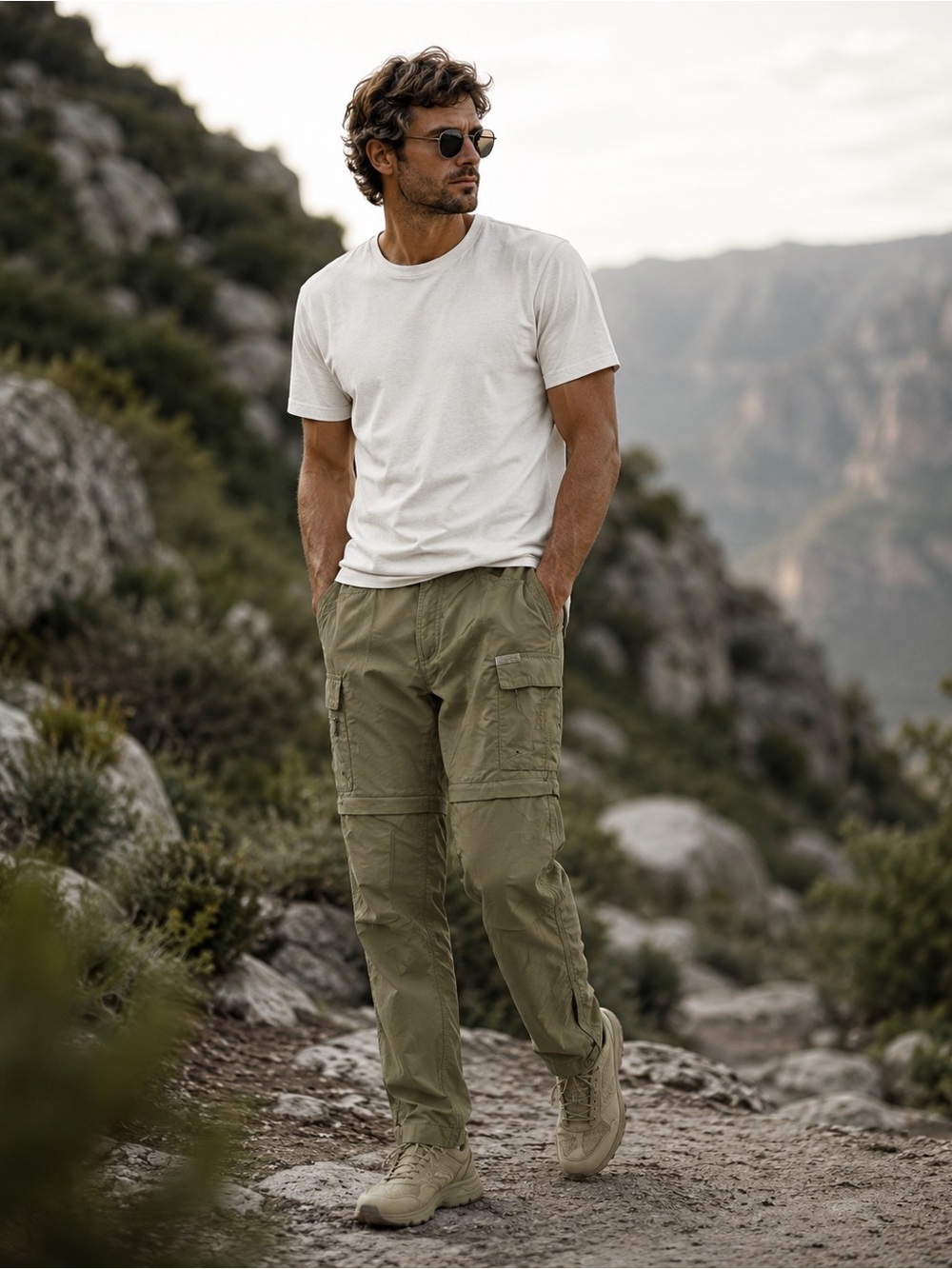 Columbia Titanium Packable Convertible Zip-Off Hiking Cargo Pants